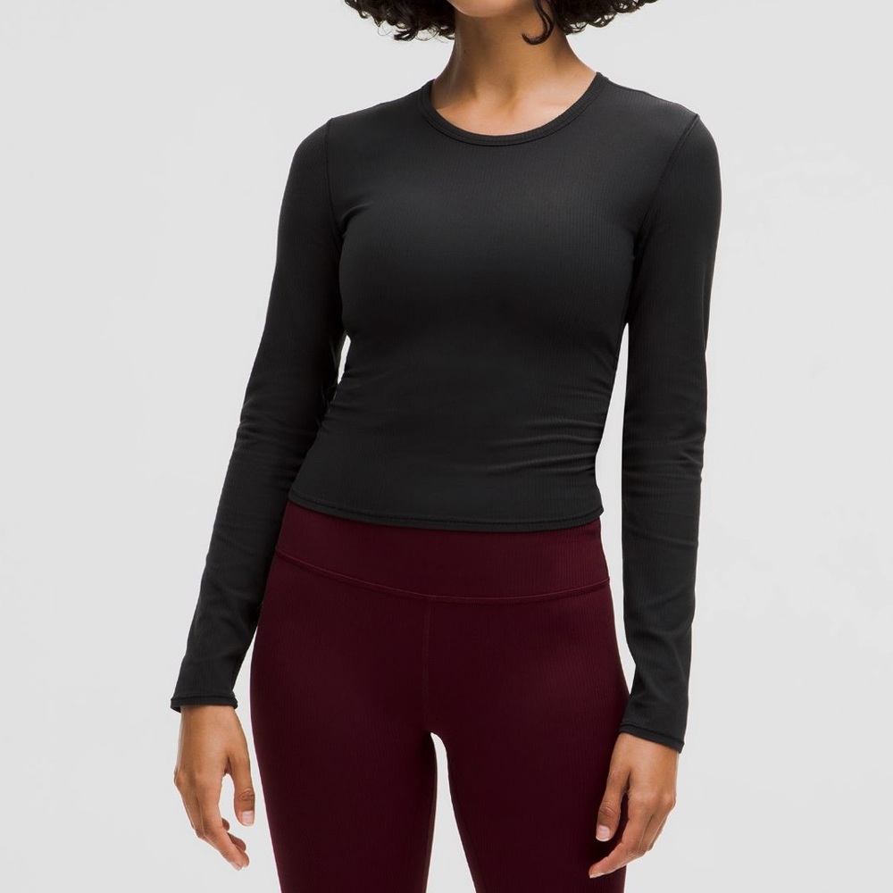 LULULEMON NWT All It Takes Back-Twist Ribbed Long-Sleeve Shirt